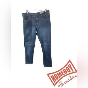 Buffalo David Bitton Men's Dark Blue Slim Jeans